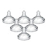 Dr. Brown'S Natural Flow Preemie Flow Wide-Neck Baby Bottle Silicone Nipple, Slowest Flow, 0M+, 100% Silicone Bottle Nipple, 6 P