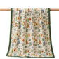 Baby Muslin Quilt Blanket with Print, Navy Blue (Green)