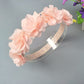 Flower Headbands For Baby Flower Crown Newborn Floral Headbands For 4-24 Months 3 Pack