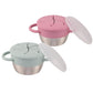 Elk and Friends Stainless Steel Snack Cups | Removable Silicone Food Catcher and Travel Lid | Spill-Proof Snack Containers for B
