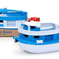 Green Toys Paddle Boat, Blue/Grey - Pretend Play, Motor Skills, Kids Bath Toy Floating Pouring Vehicle. No BPA, phthalates, PVC.