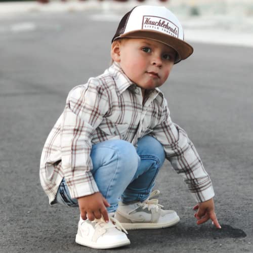 Born To Love Baby Hats -Toddler Boy Outfit - Toddler Baseball Hat, Newborn Flat Brim Mesh Trucker Surf Skatebro Fitted Beach Cap
