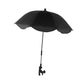 MenolanaStroller Umbrella, Beach Chair Parasols with Adjustable Clamp ,Portable Outdoor Umbrella,Sun Protection Waterproof 360Ad