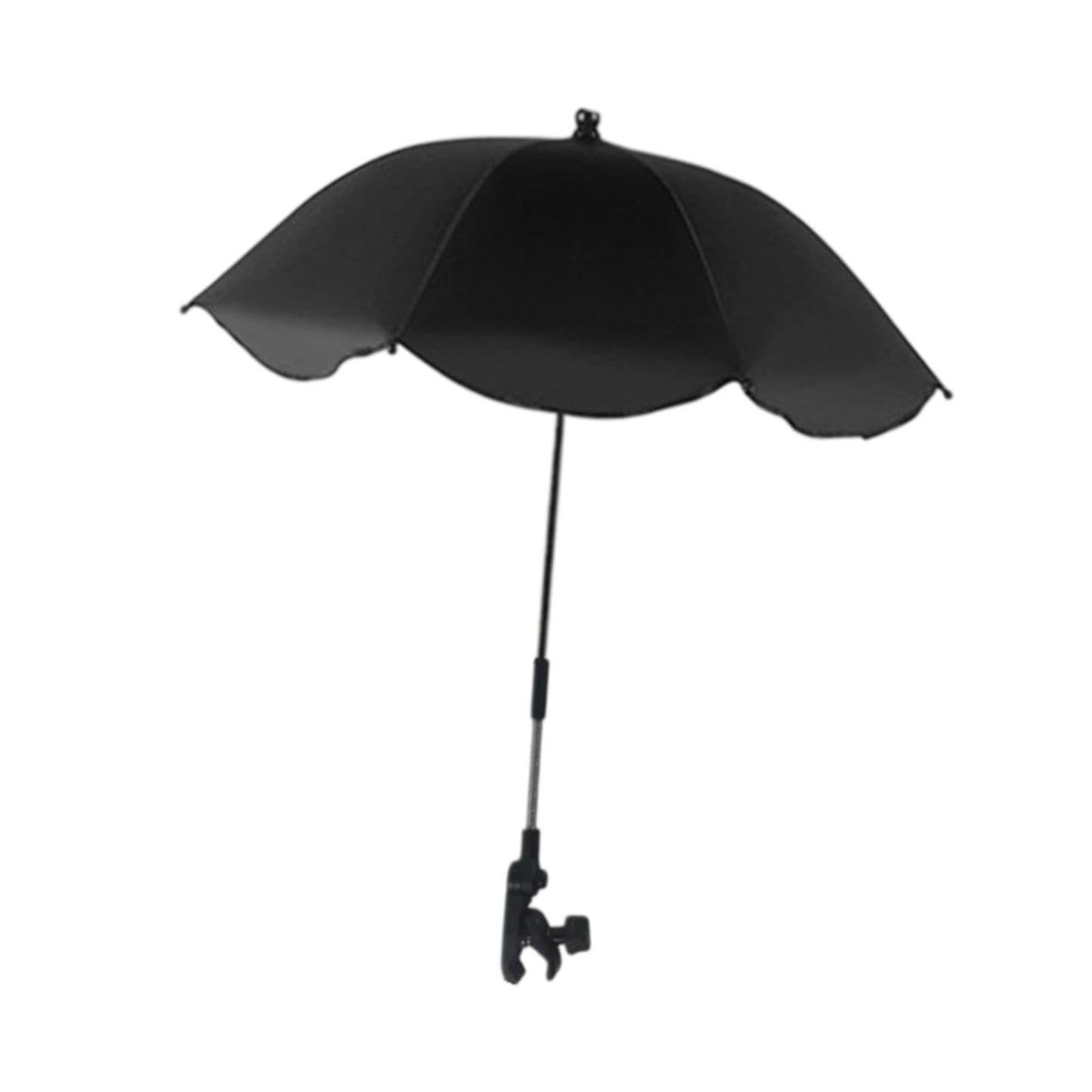 MenolanaStroller Umbrella, Beach Chair Parasols with Adjustable Clamp ,Portable Outdoor Umbrella,Sun Protection Waterproof 360Ad
