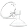 Maymom MyFit Crater Series 10 mm Two-Piece Design Small Breastshield Compatible with Medela Pump Parts; Replace Medela Shields; 