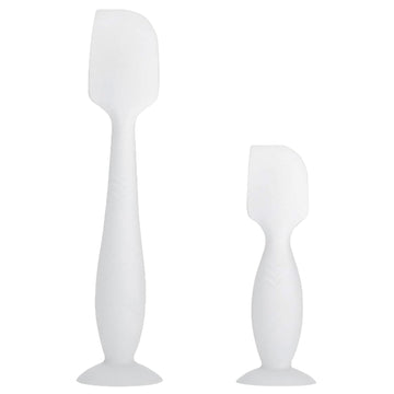Roxanepig 2 Pack Baby Diaper Cream Spatula - Diaper Rash Cream Applicator For Butt Paste - Diaper Cream Brush For Newborns (Whit