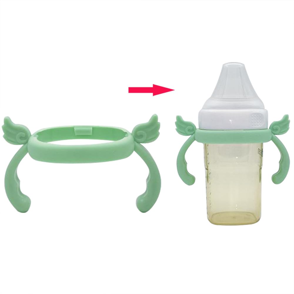 Pack Of 3, Square Bottle Handles Grips Compatible For Hegen Baby Bottles