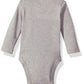 Hanes Baby Boys Ultimate Flexy 5 Pack Long Sleeve Bodysuits Bodystocking, Pink/Grey Shades, 0-6 Months Us