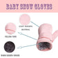 Baby Toddler Mittens Boys Girls Winter Outdoor Gloves Kids Easy-On Fleece Warm Mittens Pink Rose Black 3 Pairs M(1-2 Years)