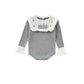 stylishbaby Baby Girls Full Sleeves Winter Top with Crochet Work (36 Months, Grey)