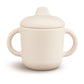 Catii 6 Months+ Sippy Cups with Handles,Small Silicone Sippy Cups Leak Proof 5oz,No Spill Sippy cups for Toddlers (Milk)