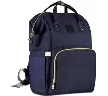 Duggu Kids Diaper Bag Backpack, Unisex Navy Blue Waterproof Diaper Bag with Free Baby Cloth Diaper  Navy Blue
