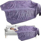 Brand Vogue Starry Dreams Glow in the Dark Blanket, Purple, Luminous Stars Pattern, Cozy Bedding for Kids and Adults