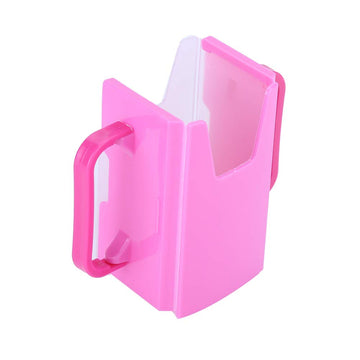 Adjustable Spill-Proof Milk Holder, Milk Carton Holder, Kitchen Tool Reusable For Toddlers Kids(Red)