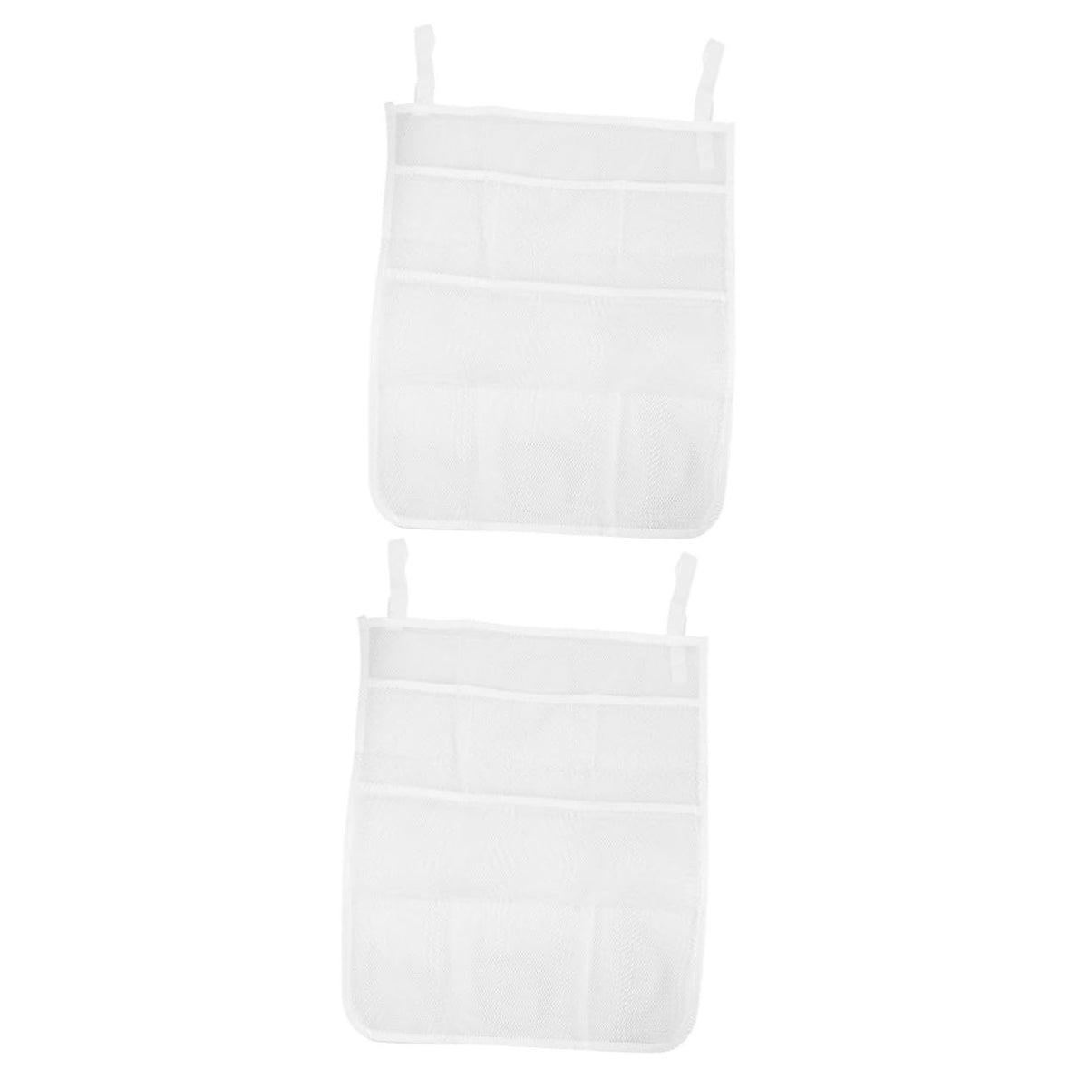 Zerodeko 2pcs Mesh Diaper Organizer Caddy Infant Hangers Crib Hanging Bag Nursery Storage Bag Hanging Pouch for Diapers