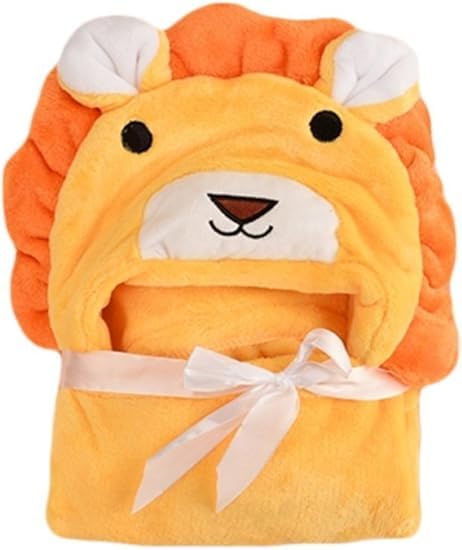 RedOak Cute Fleece Animal Shape Hooded Baby Towel/Bathrobe Tiger