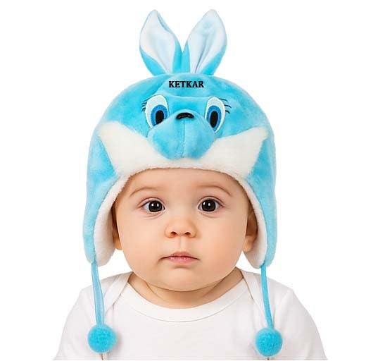Ketkar Baby Winter Caps  Unisex Woolen Beanie Hat For Toddlers (6 Months To 3 Years) | Soft & Warm Knit Cap For Boys & Girls_Sk