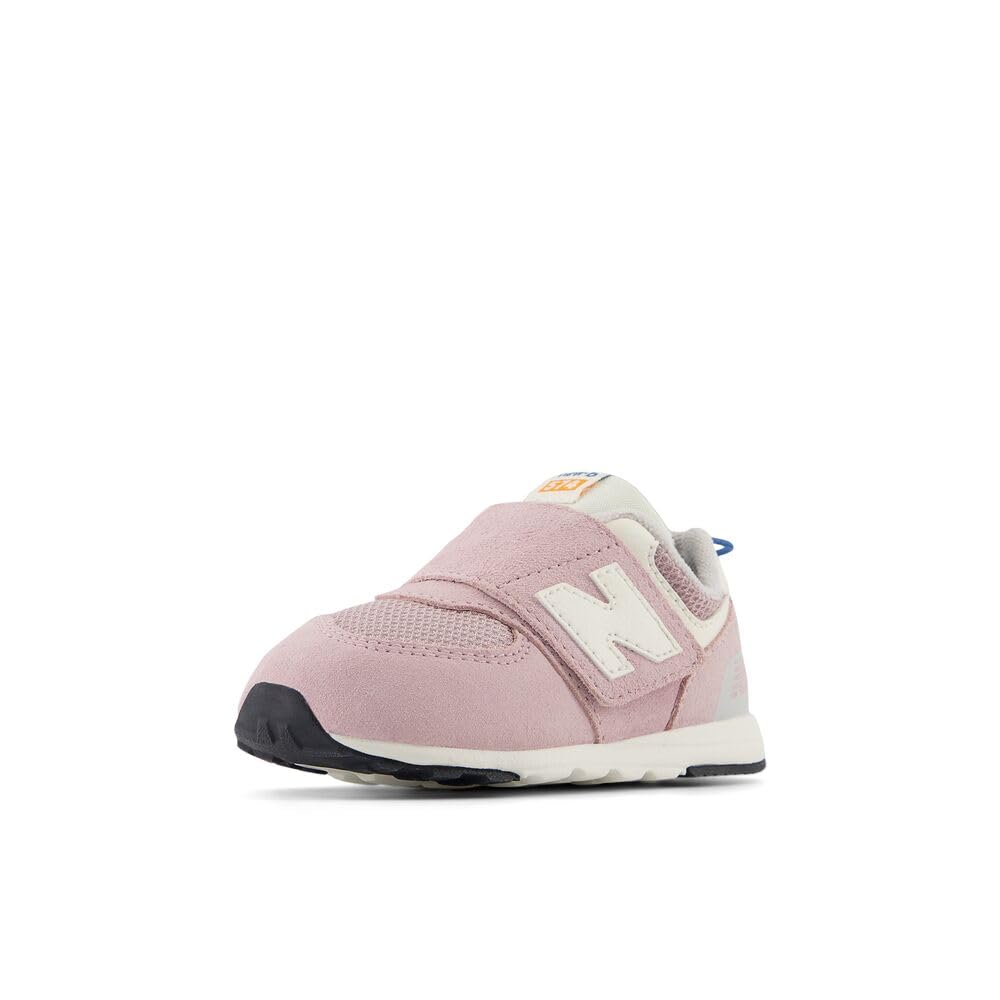 New Balance Baby 574 V1 New-B Hook and Loop Sneaker, Twilight Haze/Sea Stone, 4.5 Wide US Unisex Infant