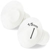 Nenesupply 15Mm Flange Insert Compatible With Elvie Flange Pump Parts Elvie Stride Flange Medela Momcozy Flange Spectra Willow R