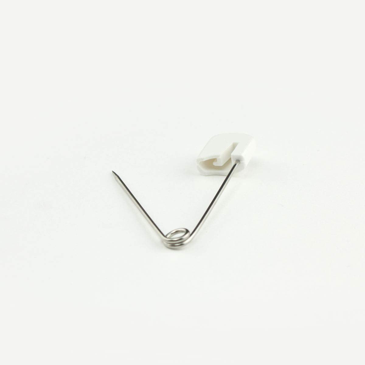 OsoCozy Diaper Pins - {White} - Sturdy, Stainless Steel Diaper Pins with Safe Locking Closures - Use for Special Events, Crafts