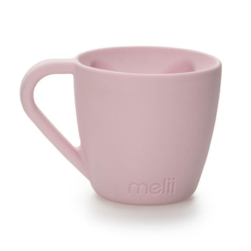 Melii Silicone Bear Mug, Cup For Toddlers Kids And Children (Pink - 1 Pack)