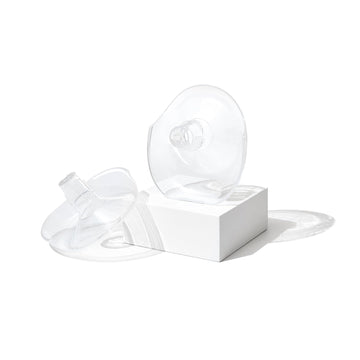 Willow Go Breast Pump Flanges - 21Mm - 2 Ct - Breast Shields For Willow Go Wearable Double Electric Breast Pump, Easy To Clean,