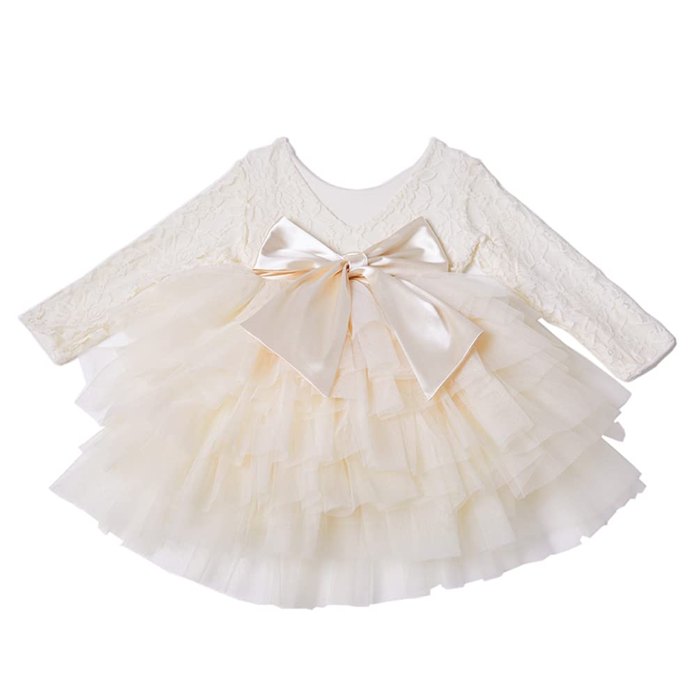 Cilucu Baby Girls Dress Toddler Kids Party Dress Tutu Pageant Lace Dresses Gown WBBAPB0B5SHS1D9