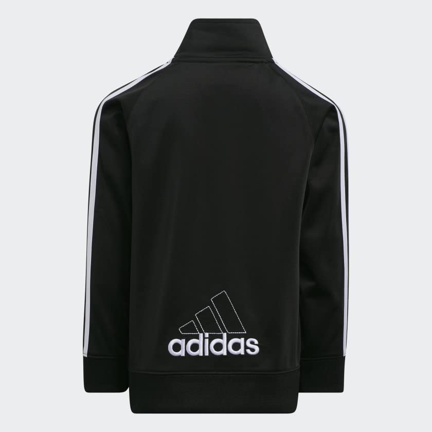Adidas Baby Boys Li'L Tricot Jacket & Clothing Pants Set, Black, 18 Months Us