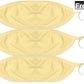 Tobeinstyle Babies 3-Pack Soft Cotton Baby Binder Belly Button Protector - Yellow - One Size