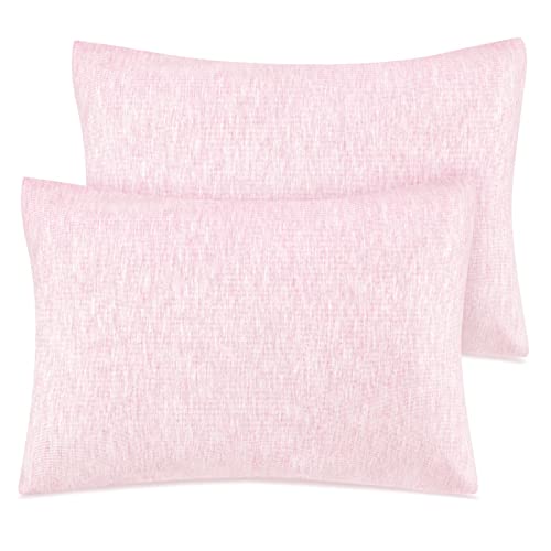 Organic Cotton Toddler Pillowcase/Travel Pillowcase Pack Of 2 Set 13X18 Inches With Envelope Closure - Soft & Breathable Baby Pi
