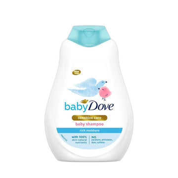 Baby Dove Shampoo 400 Ml, Mild No Tears Rich Moisture Baby Shampoo For Kids, Gentle Care For BabyS Soft Hair - No Sulphates No 