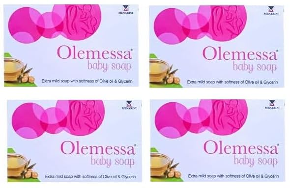 Menarini Olemessa Baby Soap  75 Gm, Pack Of 4