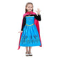 Dressy Daisy Little Girls Ice Princess Snow Queen Coronation Dress Up Costume with Cape Halloween Christmas Party Outfit Size 6X