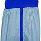 Baby Doll Solid Two Tone Diaper Stacker, Light Blue/Royal Blue