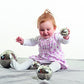 TickiT - 9322 Sensory Reflective Balls - Set of 4 - Mirrored Spheres for Babies and Toddlers - Stainless Steel Sensory Balls for