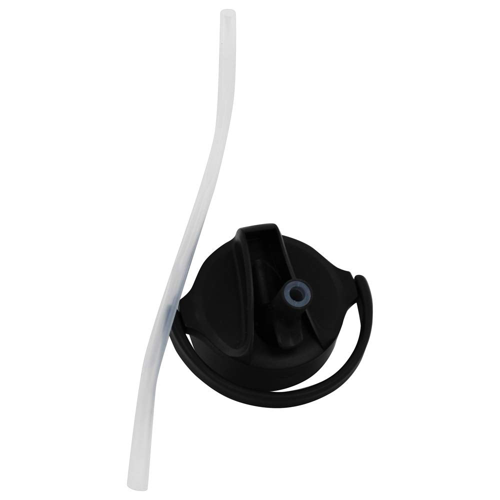 Lifefactory Bpa-Free Pivot Straw Cap For 12-Ounce, 16-Ounce, And 22-Ounce Glass Bottles, Onyx