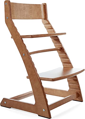 FORNEL Adjustable Wooden High Chair for Babies, Toddlers & Kids | The Grow-with-Me Chair from 6 Months to 200 lbs | Modern, Easy