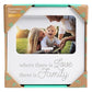 Kate & Milo Where There is Love THere Is Family Photo Keepsake Frame - New Baby & Mom Gift, Expecting Parents Keepsake- White