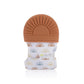 Itzy Ritzy Silicone Teething Mitt - Soothing Infant Teething Mitten with Adjustable Strap, Crinkle Sound and Textured Silicone t