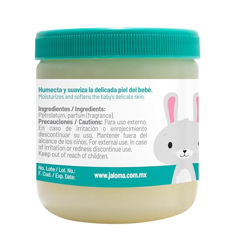Jaloma Baby Petrolatum, Baby Vaseline Moisturizes And Softens Baby Skin, 8.11 Oz Jar