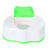 Tinny Tots Refillable Reusable Oval Plastic Baby NonWoven 80 Sheets Wet Wipes Storage Box Container Jar for Car Bathroom Living