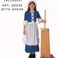 Rubies Child'S Forum Colonial Girl Costume Dress, X-Large