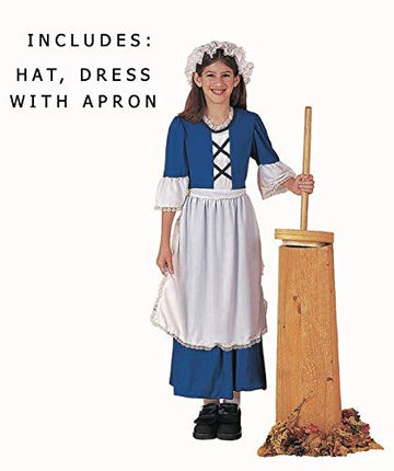 Rubies Child'S Forum Colonial Girl Costume Dress, X-Large