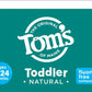 Toms of Maine Toddlers Fluoride-Free Natural Toothpaste in Mild Fruit Gel, 1.75 Ounce