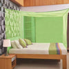 Iblay 4X6.5 Ft Green Mosquito Netting For Single Bed Polyester Material  Mosquito Netting Twin Size Bed