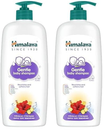Himalaya Gentle Baby Shampoo 600Ml | No Tears Formula | Cleanses, Softens And Nourishes BabyS Hair (Pack Of 2)