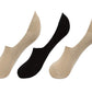 Pinkit No Show Socks For Girls/Women/Men/Boys | Loafer Socks With Anti Slip Silicon | Cotton Shoe Liner | Color Black & Beige (