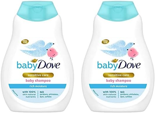 Baby Dove Shampoo 200 Ml, Mild No Tears Rich Moisture Baby Shampoo For Kids, Gentle Care For BabyS Soft Hair - No Sulphate, No 