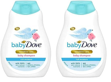 Baby Dove Shampoo 200 Ml, Mild No Tears Rich Moisture Baby Shampoo For Kids, Gentle Care For BabyS Soft Hair - No Sulphate, No 