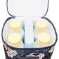 Sarah Wells Cold Gold Breastmilk Cooler Bag With Ice Pack (Le Floral)